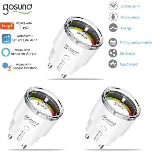 Gosund SP111 EU Power Socket 15A WiFi Wireless Smart Life App Remote Timing Plug Switch Support Alexa Google Home Voice Control