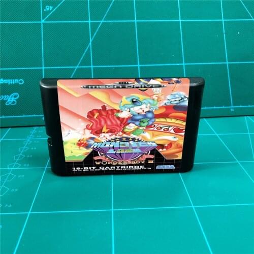 Wonder Boy III Monster Lair - 16 bit MD Games Cartridge For MegaDrive Genesis console