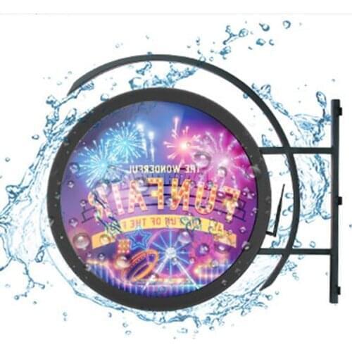 China supplier Good price p4.68 HD video advertising indoor/outdoor round screen circle led display