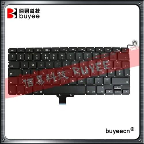 New 13" A1278 Norwegian Keyboard 2009 2010 2011 2012 For MacBook Pro Laptop Norway Norsk Keyboard Replacement