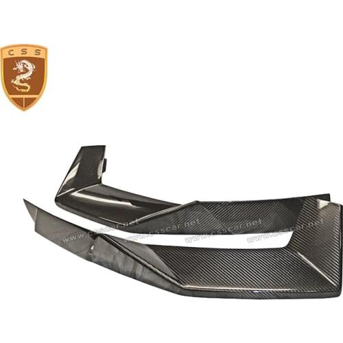 LP700 Carbon Fiber Car body kit Front Bumper Splitters Side Aprons For Lamboghini Aventador LP700 front wrap angle OME style