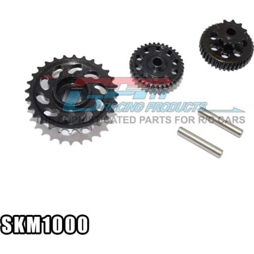 KYOSHO MOTOR CYCLE NSR500 hardened steel main teeth and sprocket set