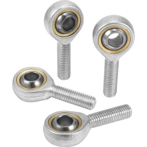 2PCS SA6T/K SAL6T/K 6mm Bore Diameter Rod End Bearing M6x1.0 Thread Self-Lubricating Ball Joint Rod End