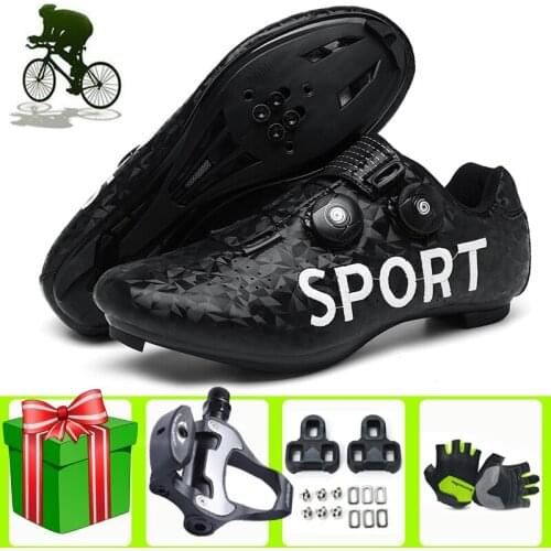 Road Cycling Shoes Professional Racing Bike Bicycle Men Sneakers Women Ultralight Breathable Self-locking Bicicleta Carretera