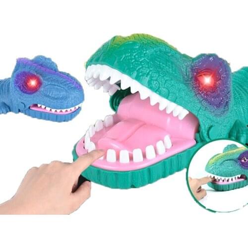 B/O Finger Desktop Toy Game Trick Toy Dinosaur Finger Toy
