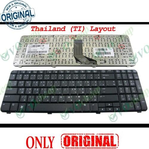 New Laptop keyboard for HP Compaq Presario CQ61 G61 Black Thai (TI) Layout - 532819-281