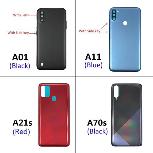 New Back Door Case Battery Rear Housing Back Cover For Samsung Galaxy A01 A11 A21S A41 A70S
