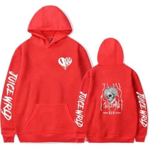 Autumn Winter Fleece Pullover Hoodies Women Rapper Juice WRLD Sweatshirts Plus Size 4XL Unisex Hoody Femaleg