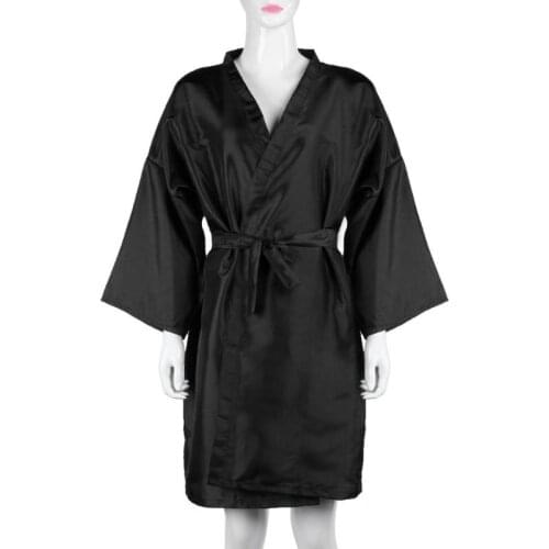Hairdressing Kimono Gown Hair Shampoo Clothes Hairdresser Overalls Beauty Salon Barber SPA Guest Bathrobe Gown peluqueria