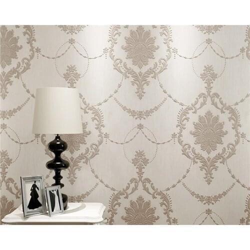 Beibehang European relief wallpaper garden bedroom living room non-woven wallpaper 3d home decor tv backdrop wallpaper roll