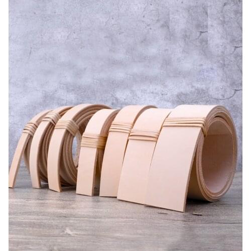 Belt leather DIY material Vegetable tanned leather strap for bags for belts 3.5-4.0 mm thickness more size available