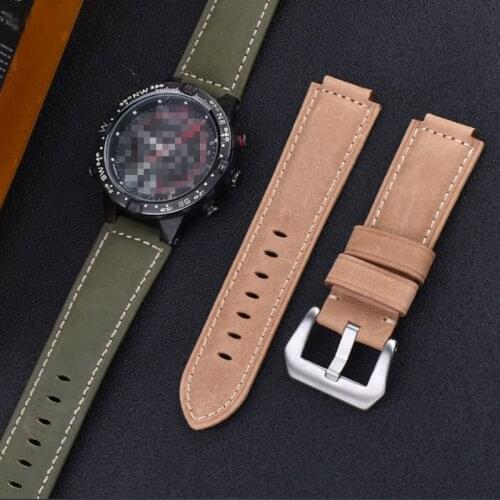 Genuine Leather watchband for timex Watch strap T2N720 T2N721 TW2T76300 wristband bracelet waterproof band Convex interface 16mm