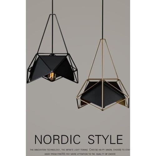 Nordic chandelier new geometric chandelier simple multi faceted chandelier art restaurant Chandelier