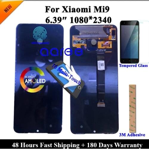 Super AMOLED LCD Display For Xiaomi Mi9 LCD For Xiaomi Mi 9 LCD Display LCD Screen Touch Digitizer Assembly