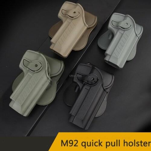 Tactical Hunting Gun Holster Shooting Airsoft Combat Cs Combat Pistol Holster Case for BERETTA 92 92FS GSG92 GIRSAN REGARD MC