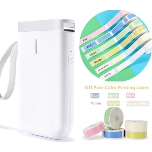 Mini Label Printer Wireless Portable Printer Thermal Label Printer Bluetooth Label Printer Sticker Pocket Barcode Sticker Maker