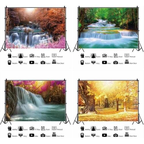 Chinese Style Beautiful Landscape Picture Backdrop Family Room Decoration Photography Studio Photo Kids Custom Vinyl Background