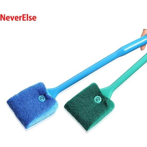 High Quality Fish Tank Brush Glass Scraper Algae Coral Reef Cleaner Sponge Aquarium Accessories Plant Brush Cleaning Tools