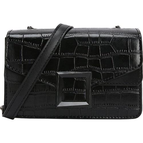 Women Chain Shoulder Bags Plaid Simple Flap Crossbody Bag For Women Messenger Bag Wild Casual Shopping ladies Small Square Bags