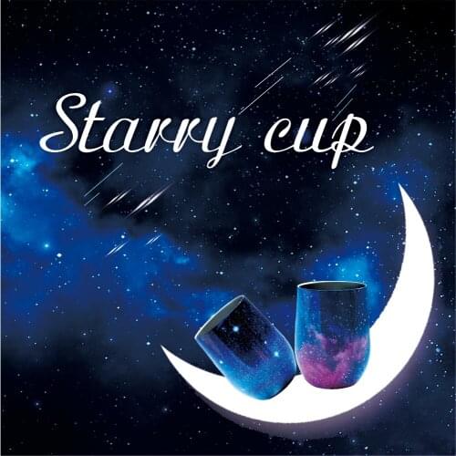Starry Cup Romantic Thermos Shining Lover Cups Office/Home 304 Big Belly Cup Teenager Winter Students Gift Hot Water Thermal Mug