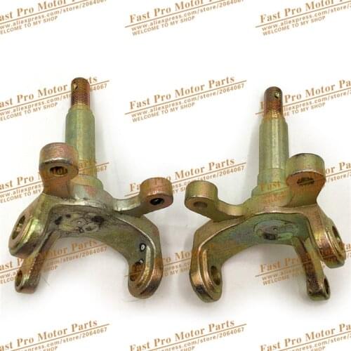1SET Steering Strut Knuckle Spindles with Drum brake Wheel Hubs Fit For China ATV 150cc 200cc 250cc Go Kart Buggy ATV Bike Parts