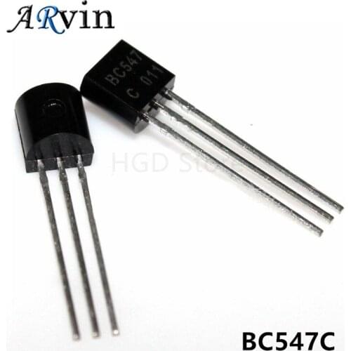 100PCS BC547C TO-92 BC547 TO92 547C new triode transistor