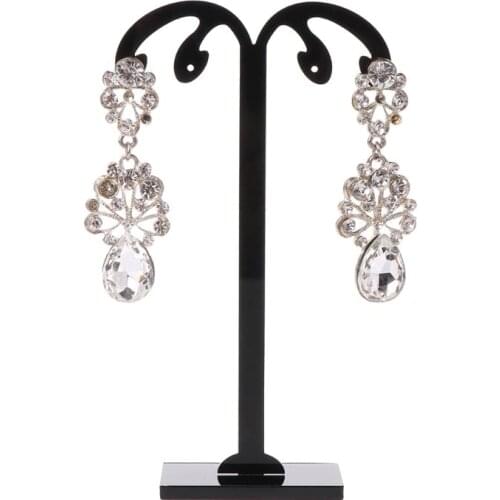 3 Pcs Acrylic Earrings Ear Studs Display Stand Earring Jewelry Showing Storage Props Shelf