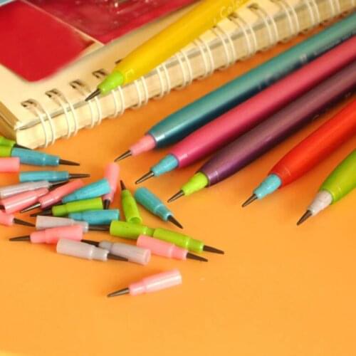 Mini Free Shipping 400pcs/lot Pencil Refills Easy To Use School Office Stationery Pencil Refill for Kid Children Pencil Supplies