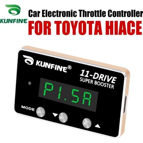 KUNFINE Car Electronic Throttle Controller Racing Accelerator Potent Booster For TOYOTA HIACE Tuning Parts Accessory 11 Drive