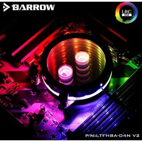 Barrow LTFHBA-04N V2,CPU Water Block for AMD(Supreme Edition) Jetting type micro waterway Red/Blue/Silver/Black,for water cooler