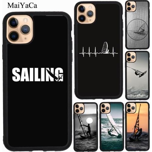 MaiYaCa Extreme Sports Windsurf Sailing For iPhone 7 8 Plus 6S SE 2020 Case For iPhone 12 mini 11 Pro Max XS X XR Cover