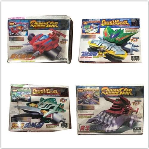 Crush Gear Turbo Genuine Nostalgic Toys SHOOTING MORACE BUZZ SUW DINO RAGING BULL RUMBEL HORN Nostalgic Collection Toy Model