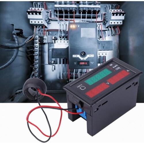 DL69-2047 5 In 1 Multifunction Energy Meter Voltmeter Ammeter Power Factor Power Meter