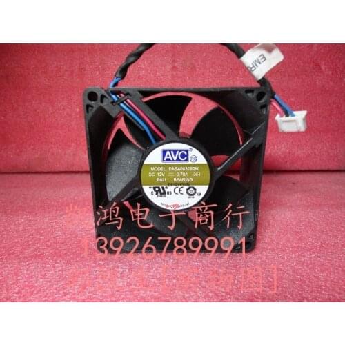 Avc dasa0832b2m 8cm 8032 12v 0.70a line double ball cooling fan