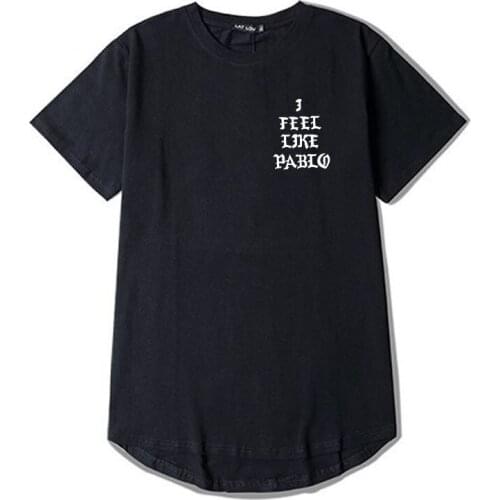 The Life Of Pablo Season 3 T Shirt I Feel Like Paul Length T-Shirt Men Purpose Tour Kanye West Skateboard Short Sleeve Tops Tee