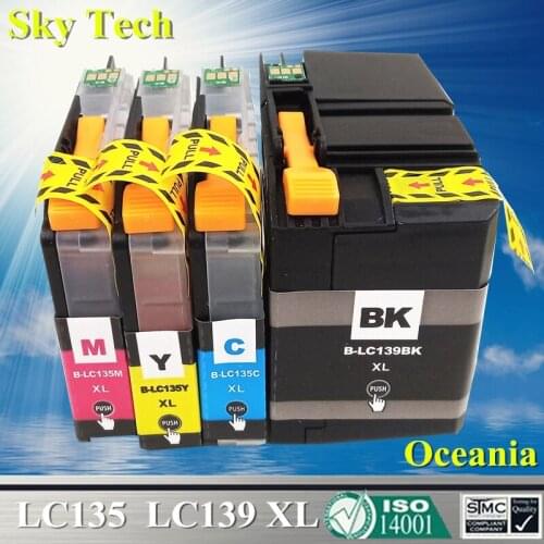 Quality Compatible Ink Cartridge For Brother LC139 LC135 , For Brother MFC-J6520DW MFC-J6720DW MFC-J6920DW etc