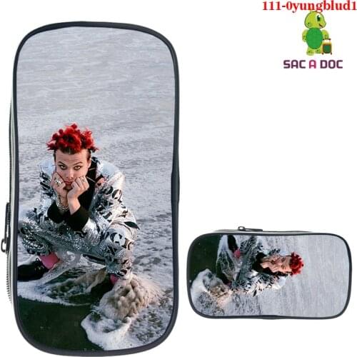 Yungblud Cosmetic Bag Streetwear Organizer Bags Toiletry Bag Funny Pencil Pouch Cheap Women Handbags Yungblud Pritn Travel Bags