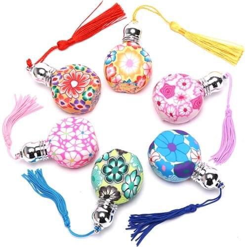 Colorful 10ml Roll On Perfume Bottles Refillable Empty Glass Essential Oil Vials