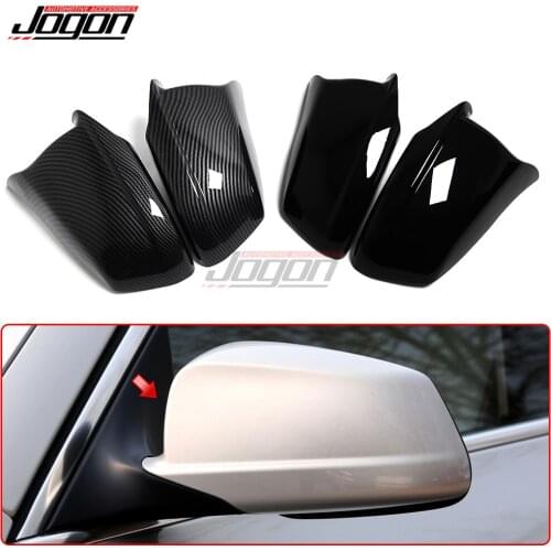 Rear View Side Wing Rearview Mirror Cover Trim Caps For BMW 5 Series F10 F11 Pre-LCI 2011-2013 Car Exterior Accessories Parts