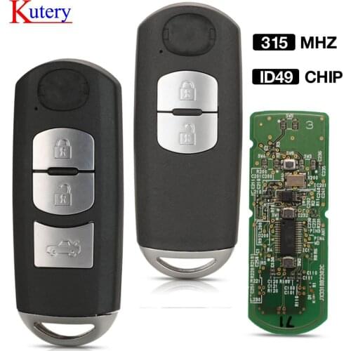Kutery Car Remote Smart Key for MAZDA Axela Atenza cx-5 Model SKE13E-01 315MHz ID49 PCF7953 original