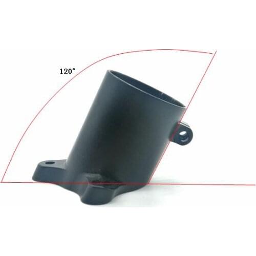 Multi axis uav parts aluminum alloy carbon tube connection foot mount fixing parts 20mm 25mm black