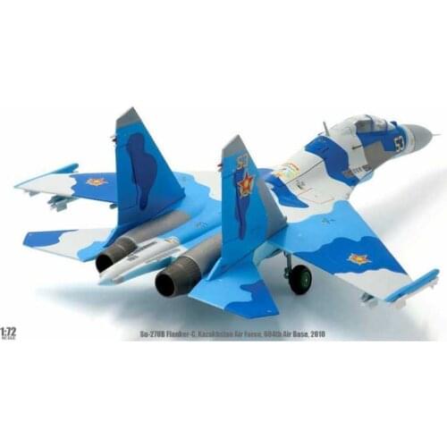 1:72 Su 27UB Flanker-C fighter model toy 2010 Kazakhstan Air Force Static simulation product Aircraft Airplane Collections