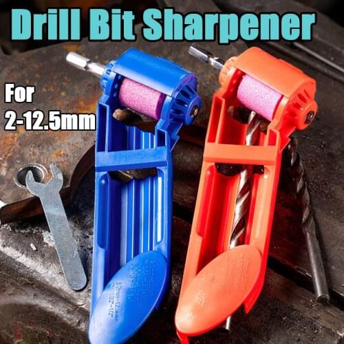 2021 New Portable Corundum Grinding Wheel Drill Sharpener Titanium Drill Straight Shank Twist Drill Grinding Power Tool Parts