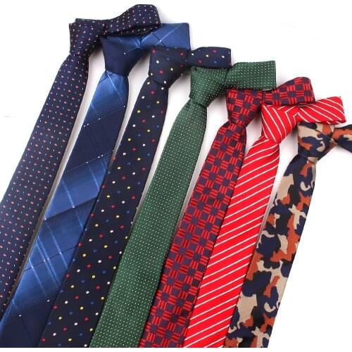 New Striped Ties For Men Women Polyester Slim Neck Tie For Wedding Business Suits Skinny Ties Fashion Plaid Dot Necktie