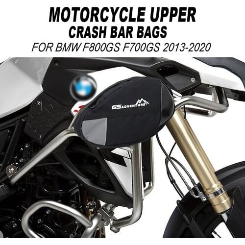 NEW Motorcycle Upper Crash Bars Bags FOR BMW F800GS F700GS F 800 GS F 700 GS 2013-2020