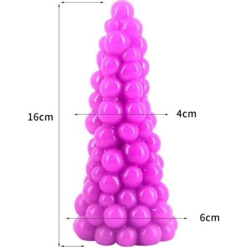 Grape penis Waterproof 100%Quality Vertify Plant Sextoy Cypress Tree Appearance Penis Pump Special Grape Shape Sex Fantasy Image
