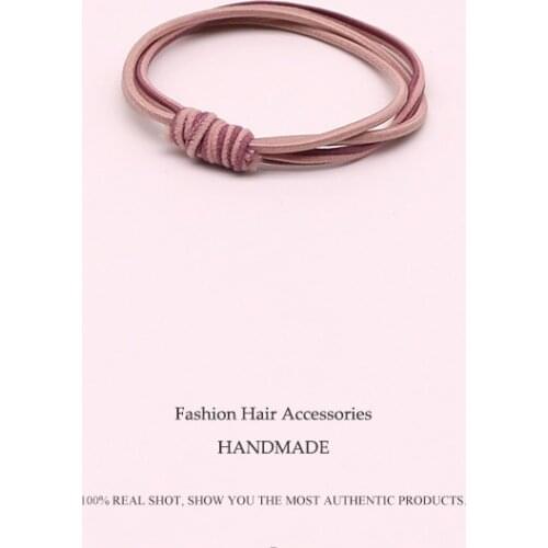 Sempl High Quqlity Elastic Rope Elastic Hair Bands for Woman Hair Ties Girls Elastic Hair Band Rubber Band Hair Accessories Rope