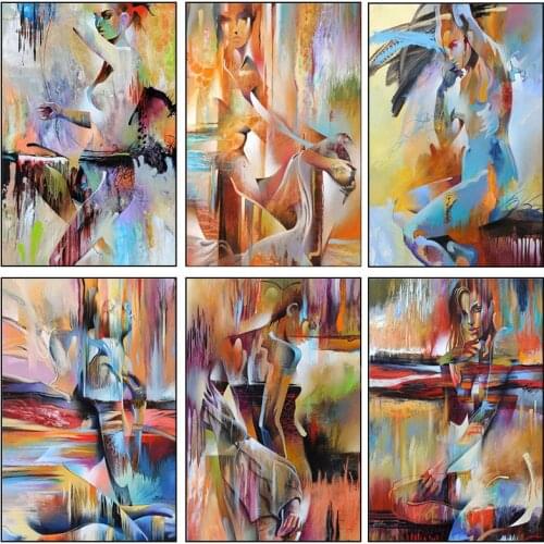 Nordic Modern Sex Lady Canvas Paintings Abstract Minimalist Posters and Prints Wall Art Picture for Living Room Home Decoration