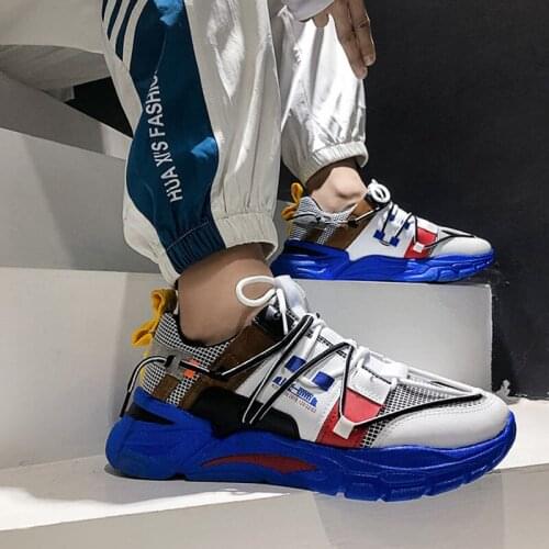 Sooneeya Stylish Hot Sale Men Mix Color Lace-up Casual Shose Breathable Running Shoes for Male Gym Fitness Training Men Sneakers