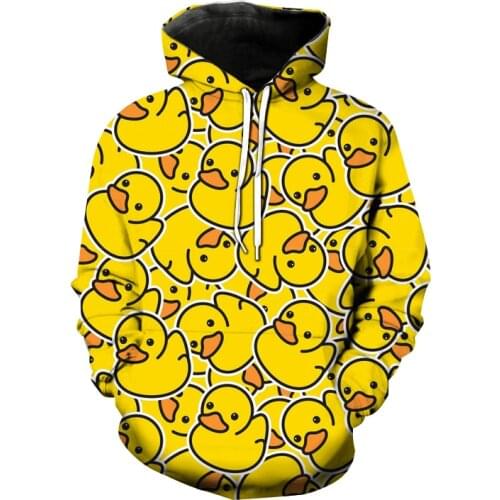 Animals Hoodies Ducks Pig 3D Print Streetwear Men Women Fashion Sweatshirts Hoodie Harajuku Kids Boys Girls Tracksuits Clothing